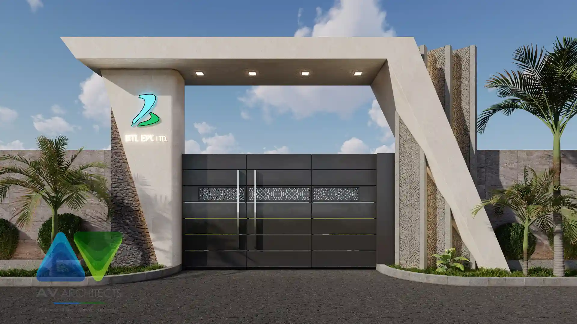 BTLEPC Entrance Gate Commercial Interior Project